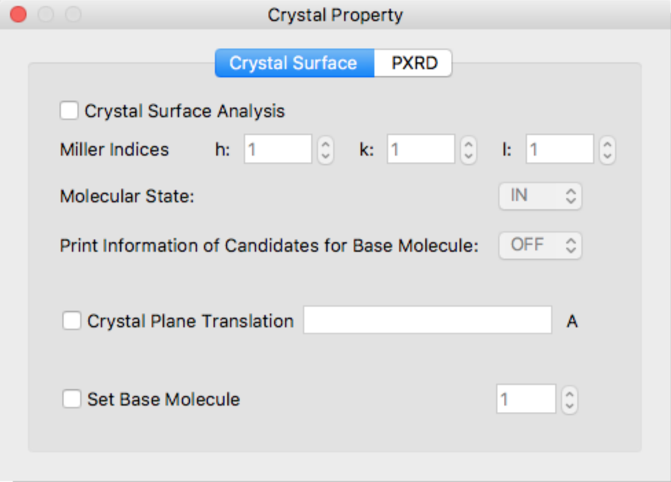 Crystal Surface