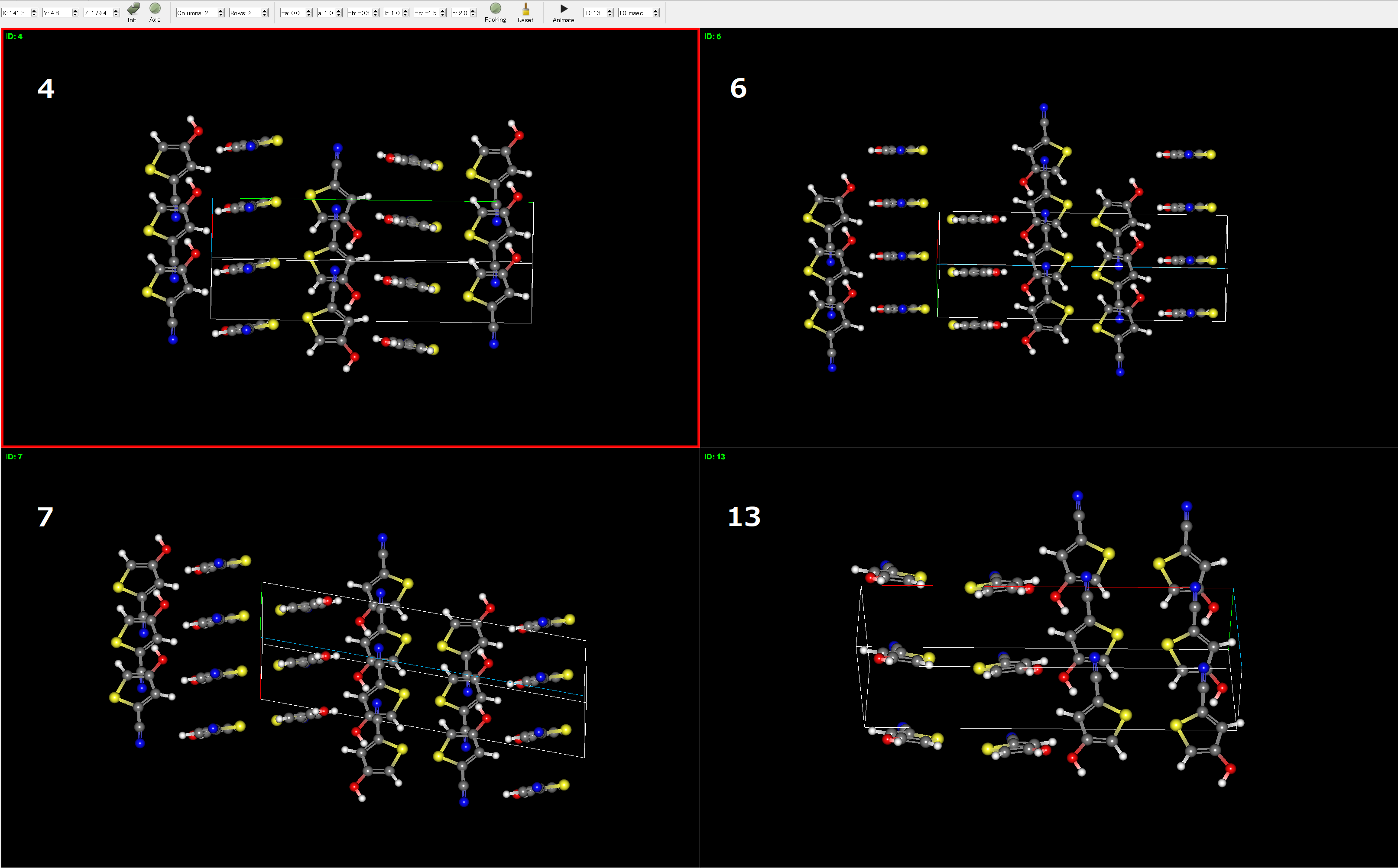 Crystal Grouping Results