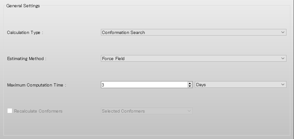 General Settings Glucose